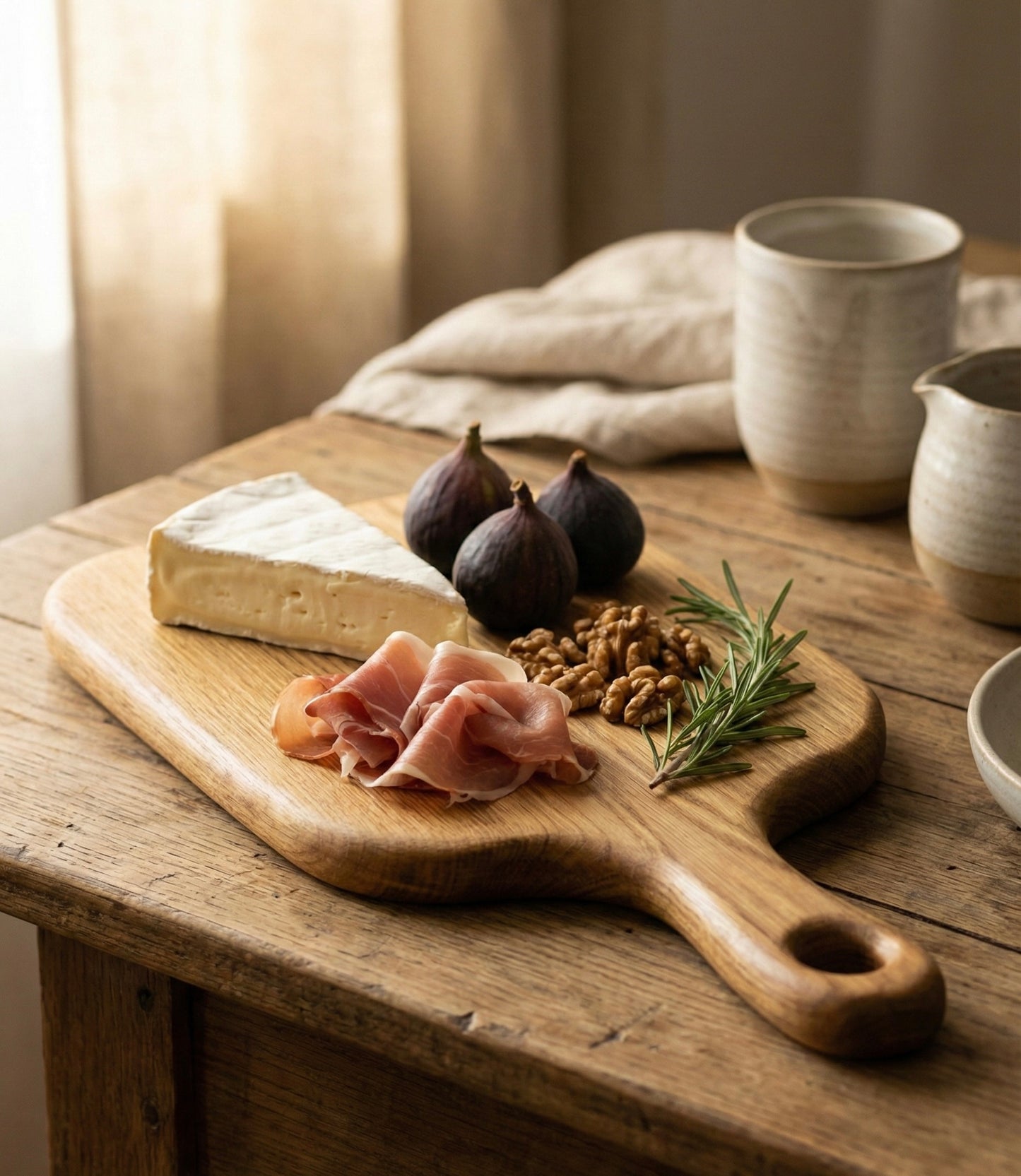 Hugo – Frühstücksbrett aus regionaler Eiche
