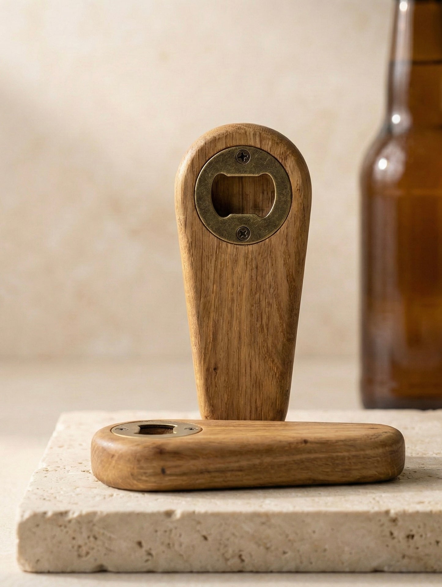 Fritz – Der Flaschenöffner (Handgefertigtes Eichen-Unikat)