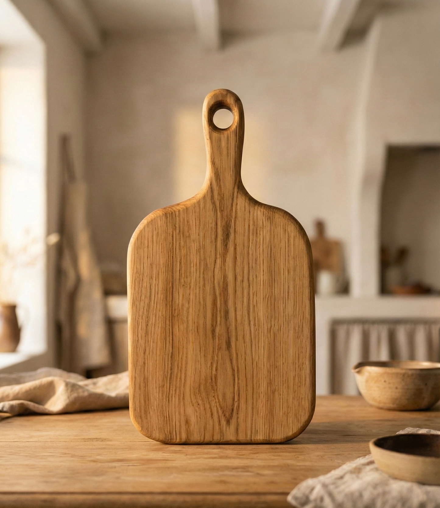 Handgemachtes Premium Holzbrett-Set "Rohbrett mini & Hugo"